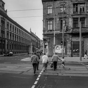 Germany, Berlin, 19.9.1992, Oranienburger Strasse/TucholskystraBe