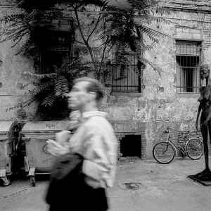 Germany, Berlin 1993 Print: Kunsthof Backyard Scene Germany, Berlin 1993 Print: Kunsthof Backyard Scene