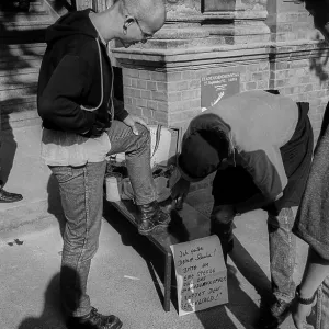 Germany, Berlin, 27.09.1992, City Youth Sunday in St