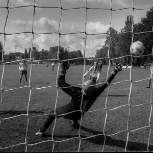Germany, Berlin, 6.9.1992, soccer of an evang Germany, Berlin, 6.9.1992, soccer of an evang