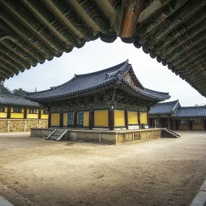 Geukrakjeon hallways in bulgkusa temple