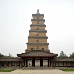 Giant Wild Goose Pagoda, Buddhist pagoda Giant Wild Goose Pagoda, Buddhist pagoda