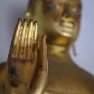 Gilded Buddha statue in Wat Pho Gilded Buddha statue in Wat Pho