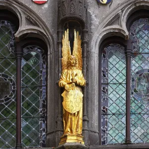 Golden Angel, figure on the facade of the St