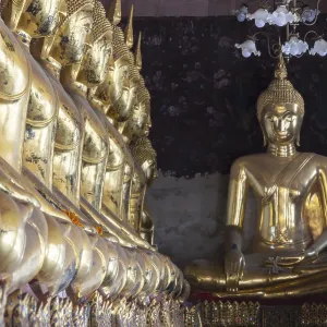 Golden Buddha statues, Bhumispara-mudra