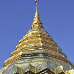 Golden pagoda (chedi), Wat Phra That Doi Suthep Temple