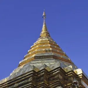 Golden pagoda (chedi), Wat Phra That Doi Suthep Temple