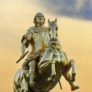 The Golden Rider Print, Dresden, Germany The Golden Rider Print, Dresden, Germany