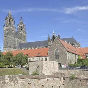 Gothic Magdeburg Cathedral Print, Germany