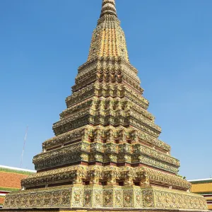 One of the great Chedis in the Buddhist temple complex Wat Pho in Bangkok