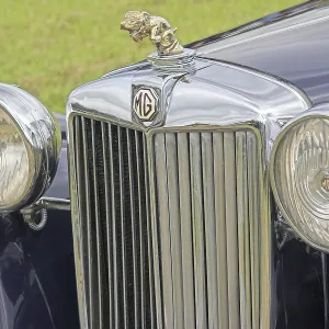 Front Grill Vintage MG Sports Car Front Grill Vintage MG Sports Car