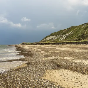 The Groenne beach and Svinklovene dunes at Jammer Bay The Groenne beach and Svinklovene dunes at Jammer Bay