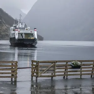Gudvangen, Norway - October 2017 Gudvangen, Norway - October 2017