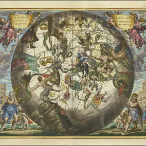 Haemisphaerium Stellatum Australe Print, 17th century