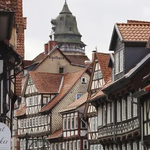 Half-timbered ensemble in the historic old town