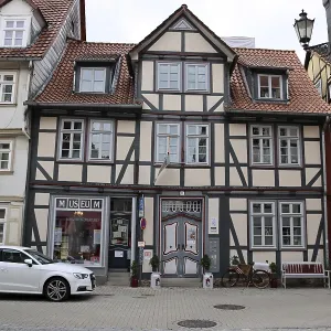 Half-timbered ensemble in the historic old town