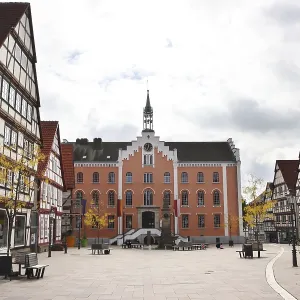 Half-timbered houses in the historic old town