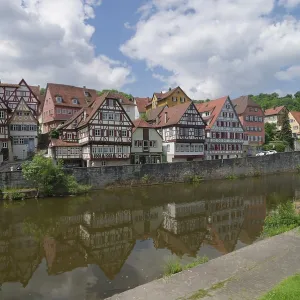 Half-timbered houses in MauerstraBe Half-timbered houses in MauerstraBe