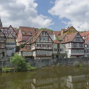 Half-timbered houses in MauerstraBe Half-timbered houses in MauerstraBe
