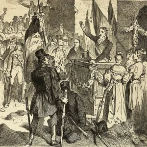 The Hambach Festival (May 1832) popular assembly The Hambach Festival (May 1832) popular assembly