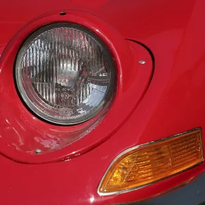 Headlights of an Opel GT Headlights of an Opel GT