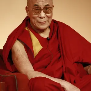 HH Dalai Lama at a press conference during his visit to Germany