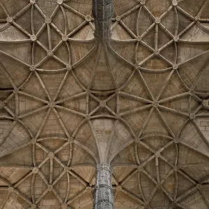 Hieronymus monastery, church, vaults with pillars Hieronymus monastery, church, vaults with pillars