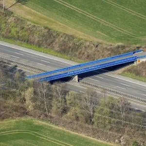 Highway bridge over A44 Rheinischer Donkey