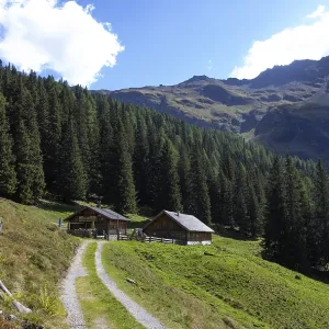 Hiking trail to the Erlehenalm
