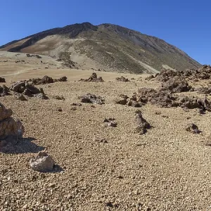 Hiking trail and rock formations