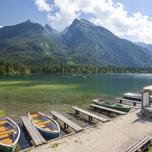 Hintersee with Schartenspitze and Wasserwandkopf Hintersee with Schartenspitze and Wasserwandkopf