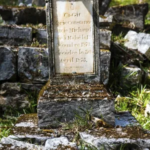 Historic Bel Air Cemetery, although already badly dilapidated Historic Bel Air Cemetery, although already badly dilapidated