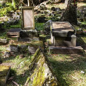 Historic Bel Air Cemetery, although already badly dilapidated Historic Bel Air Cemetery, although already badly dilapidated