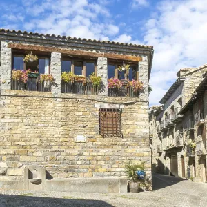 Historic buildings medieval village of Ainsa