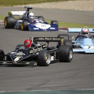 Nico Bindels in Lotus 87B3 Historic F1 Print