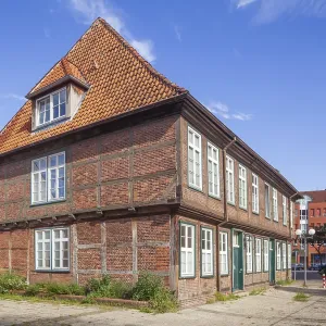 Historic Half-Timbered House Print, Harburg, Hamburg