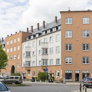 Historic Helenenhof residential complex on Walter-Oertel-StraBe