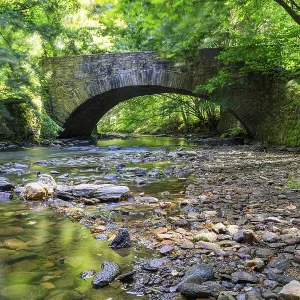 Historic salt bridge over Bobritzsch