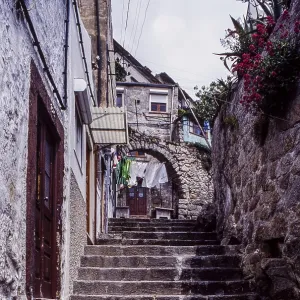 Historic Staircase Print, Porto, Portugal