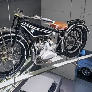 Historical BMW motorcycle, about 1926