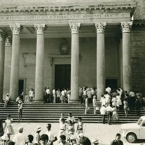 Historical photo summer 1961, Basilica of San Marino