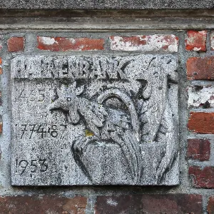 Memmingen Historical Stone Relief Print, Bavaria, Germany Memmingen Historical Stone Relief Print, Bavaria, Germany