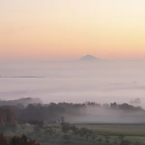 Hohenstaufen in the golden morning light