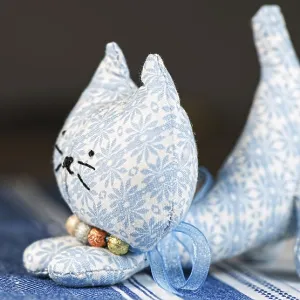 Homemade puppet, a cat Homemade puppet, a cat