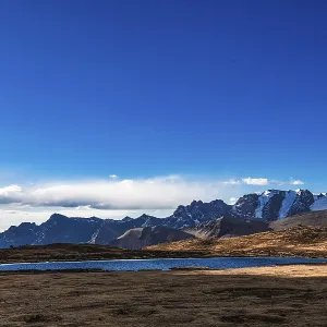 Huampococha Lagoon, Rainbow Mountains Huampococha Lagoon, Rainbow Mountains