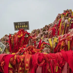 Huashan, China - August 2019 Huashan, China - August 2019