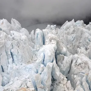 Huge blocks of ice on Franz Josef Glacier Huge blocks of ice on Franz Josef Glacier