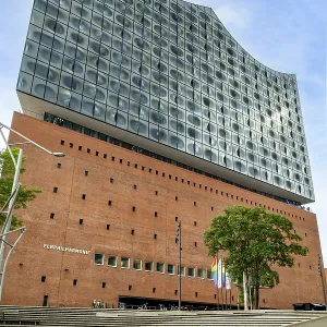 Iconic landmark and famous tourist destination in Hamburg