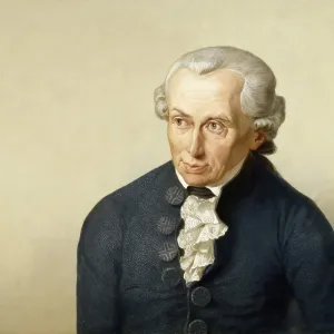 Immanuel Kant, 1724 - 1804, German philosopher of the Enlightenment Immanuel Kant, 1724 - 1804, German philosopher of the Enlightenment
