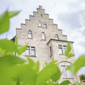 An impressive historic building in Gothic style